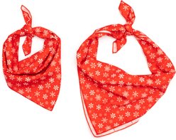 The Worthy Dog Christmas Let it Snow Dog Bandana, Large slide 2 of 3