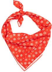 The Worthy Dog Christmas Let it Snow Dog Bandana, Large