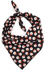 The Worthy Dog Christmas Santa Dog Bandana, Large