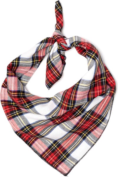 Show full view: The Worthy Dog Stewart Tartan Red Dog Bandana, Small slide 1 of 4