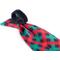 Show in main carousel: The Worthy Dog Christmas Holiday Check Dog Neck Tie, Small slide 2 of 3