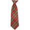 Show in main carousel: The Worthy Dog Christmas Red Lurex Plaid Dog Neck Tie, Large slide 1 of 1