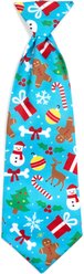 The Worthy Dog Christmas Winter Wonderland Dog Neck Tie, Large