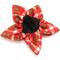 Show in main carousel: The Worthy Dog Christmas Holiday Plaid Flower Dog Collar Accessory, Small slide 4 of 4