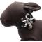 Show in main carousel: The Worthy Dog Christmas Black/Off White Buffalo Flower Dog Collar Accessory, Small slide 2 of 3