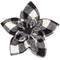 Show in main carousel: The Worthy Dog Christmas Black/Off White Buffalo Flower Dog Collar Accessory, Small slide 1 of 3