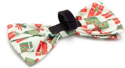 The Worthy Dog Christmas Presents Dog Bow Tie, Small slide 2 of 3