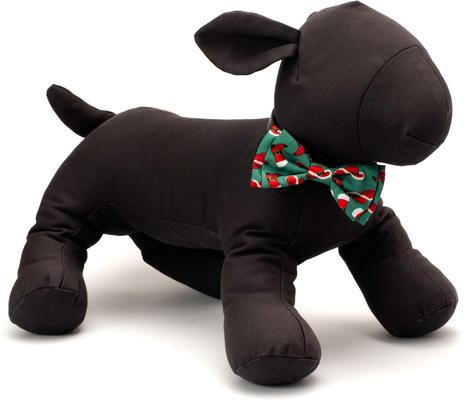 Show full view: The Worthy Dog Christmas Cowboy Christmas Dog Bow Tie, Large slide 3 of 4
