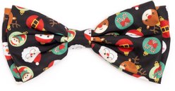 The Worthy Dog Christmas Deck the Halls Dog Bow Tie, Large