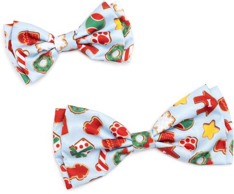Show full view: The Worthy Dog Christmas Cookies for Santa Paws Dog Bow Tie, Small slide 2 of 3
