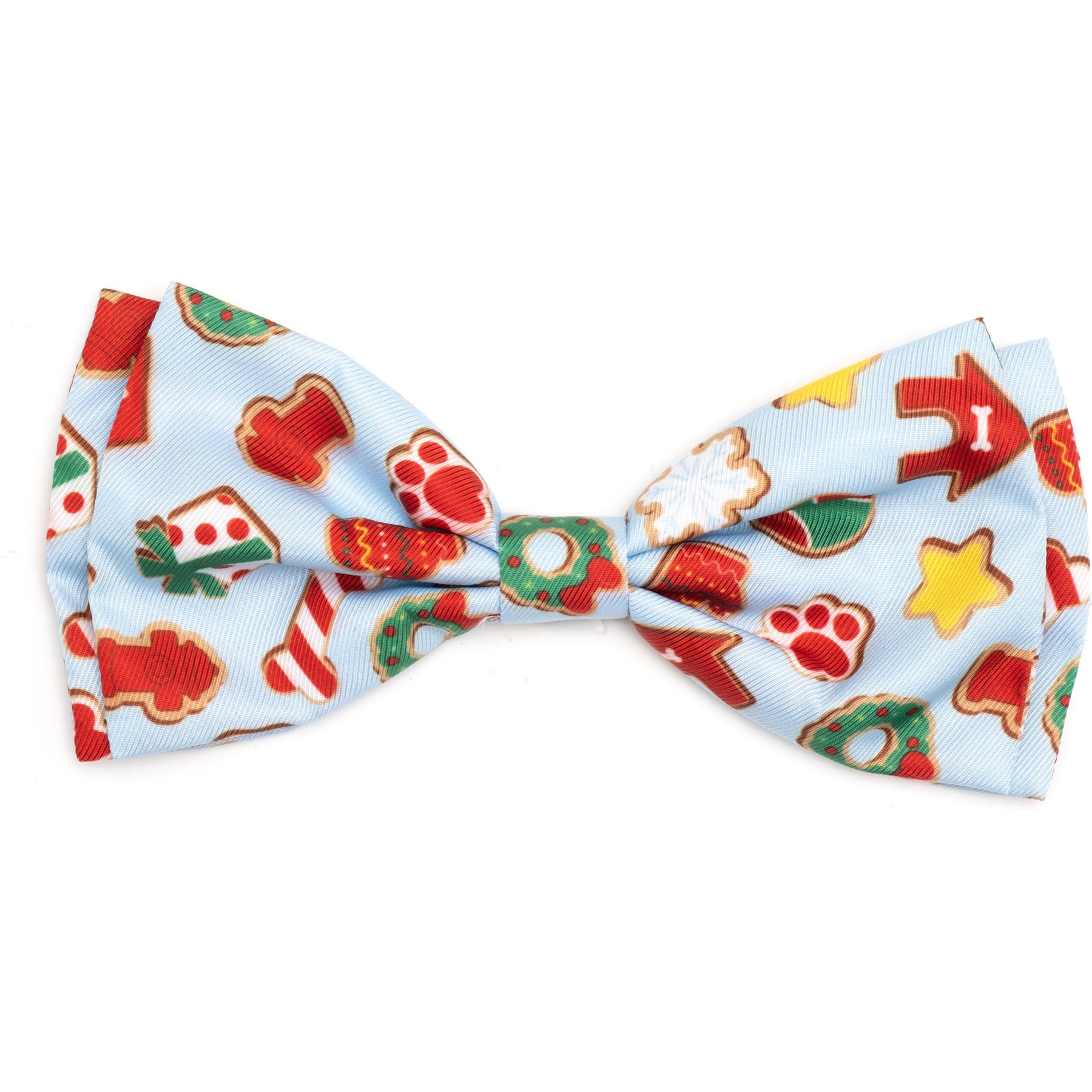 The Worthy Dog Christmas Cookies for Santa Paws Dog Bow Tie, Small