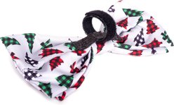 The Worthy Dog Christmas Woodlands Dog Bow Tie, Large slide 2 of 3
