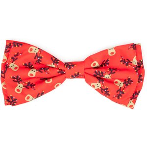 The Worthy Dog Christmas Rudy Dog Bow Tie, Large