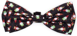 The Worthy Dog Christmas Gnomes Dog Bow Tie, Small