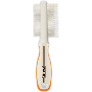 Wahl Flea & Finishing Dog Comb, Orange/White