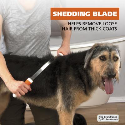 Show full view: Wahl Dog Shedding Blade, Orange/White slide 4 of 10