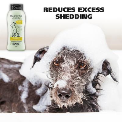 Show full view: Wahl Shed Control Oatmeal Dog Shampoo, Light Green/Yellow, Lemongrass & Sage, 24-oz bottle slide 4 of 12