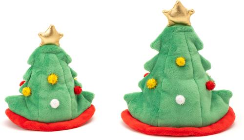 Show full view: The Worthy Dog Christmas Christmas Tree Dog Hat, Large slide 3 of 3