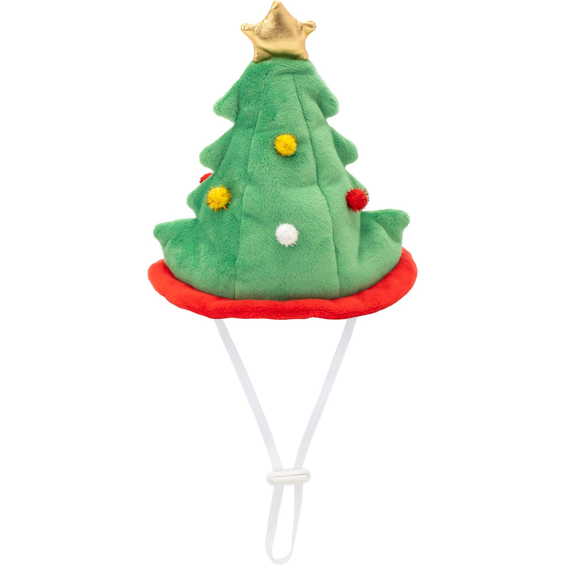 The Worthy Dog Christmas Christmas Tree Dog Hat, Small
