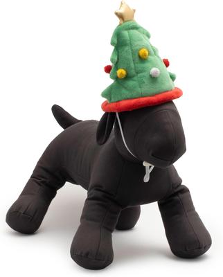 Show full view: The Worthy Dog Christmas Christmas Tree Dog Hat, Large slide 2 of 3