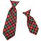 Show in main carousel: The Worthy Dog Christmas Holiday Check Dog Neck Tie, Small slide 3 of 3