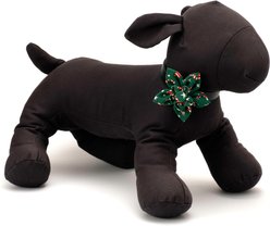 The Worthy Dog Christmas Candy Cane Flower Dog Collar Accessory, Large slide 2 of 4