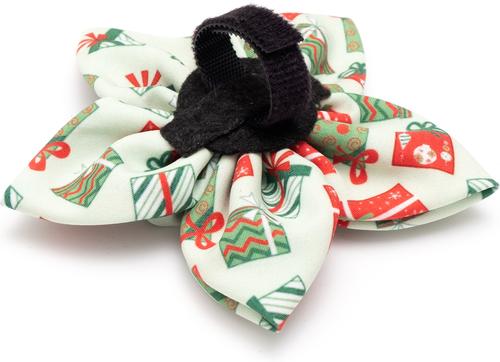 Show full view: The Worthy Dog Christmas Presents Flower Dog Collar Accessory, Large slide 3 of 3
