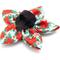 Show in main carousel: The Worthy Dog Christmas Poinsettias Flower Dog Collar Accessory, Large slide 3 of 3