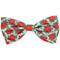 Show in main carousel: The Worthy Dog Christmas Poinsettias Dog Bow Tie, Small slide 1 of 3