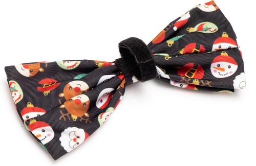 Show full view: The Worthy Dog Christmas Deck the Halls Dog Bow Tie, Small slide 3 of 3