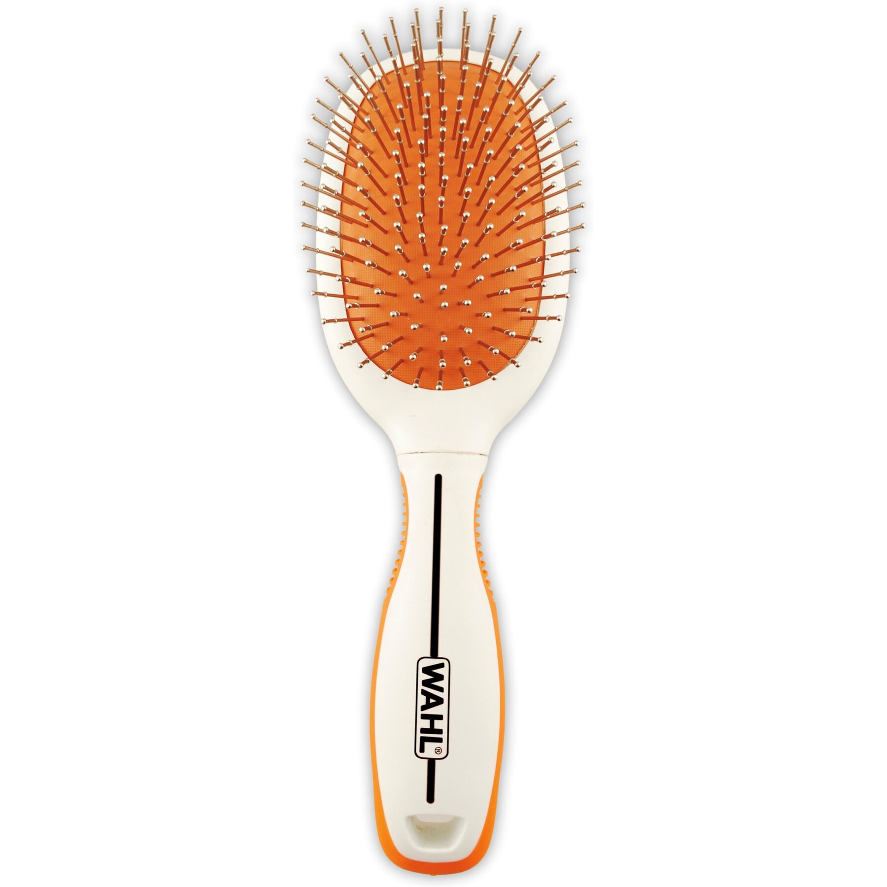 Wahl Double Head Pin Bristle Dog Brush, Orange/White