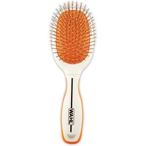 Wahl Double Head Pin Bristle Dog Brush, Orange/White