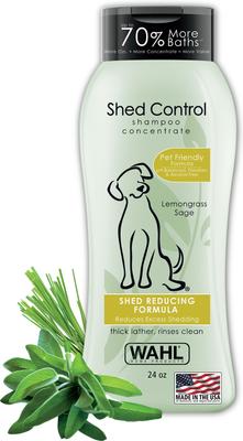 Show full view: Wahl Shed Control Oatmeal Dog Shampoo, Light Green/Yellow, Lemongrass & Sage, 24-oz bottle slide 3 of 12