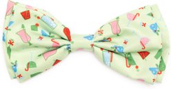 The Worthy Dog Christmas Holiday Cheer Dog Bow Tie, Small