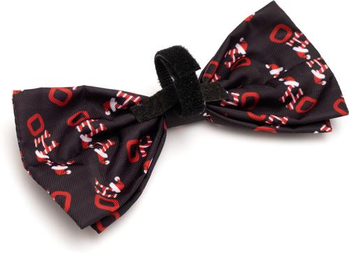 Show full view: The Worthy Dog Christmas Ho Ho Ho Dog Bow Tie, Small slide 3 of 3