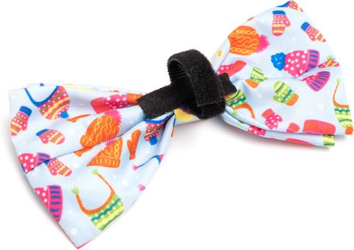 Show full view: The Worthy Dog Christmas Brrrr! Dog Bow Tie, Small slide 3 of 3