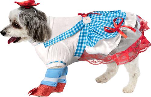 Show full view: Rubie's Costume Company Wizard of Oz Dorothy Dog & Cat Costume, Small slide 3 of 8