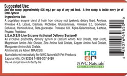 NWC Naturals Total-Digestion Digestive Enzymes & Probiotics Dog & Cat Powder Supplement Twin Pack, 8-oz jars slide 2 of 6