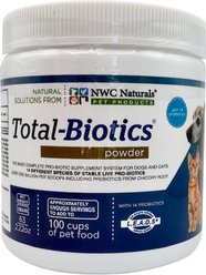 NWC Naturals Total-Biotics Probiotic Dog & Cat Powder Supplement, 2.22-oz jar