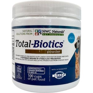 NWC Naturals Total-Biotics Probiotic Dog & Cat Powder Supplement, 2.22-oz jar
