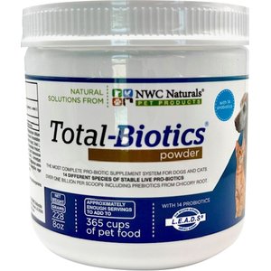 NWC Naturals Total-Biotics Probiotic Dog & Cat Powder Supplement, 8-oz jar