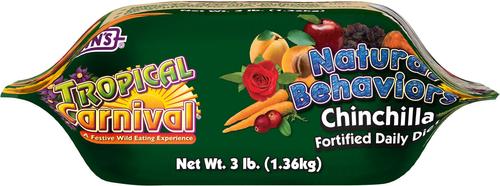 Show full view: Brown's Tropical Carnival Natural Behaviors Fortified Daily Diet Chinchilla Food, 3-lb bag slide 3 of 5