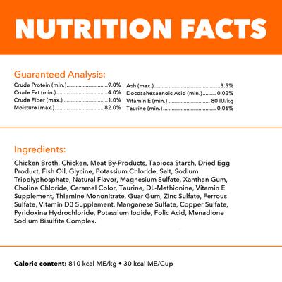 Show full view: Iams Perfect Portions Healthy Kitten Chicken Recipe Grain-Free Cuts in Gravy Wet Cat Food Trays, 2.6-oz, case of 24 twin-packs slide 8 of 12