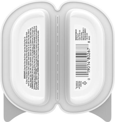 Show full view: Iams Perfect Portions Healthy Kitten Chicken Recipe Grain-Free Cuts in Gravy Wet Cat Food Trays, 2.6-oz, case of 24 twin-packs slide 4 of 12