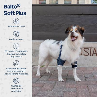 Show full view: Balto Soft Plus Dog Double Elbow Brace, Small slide 6 of 10