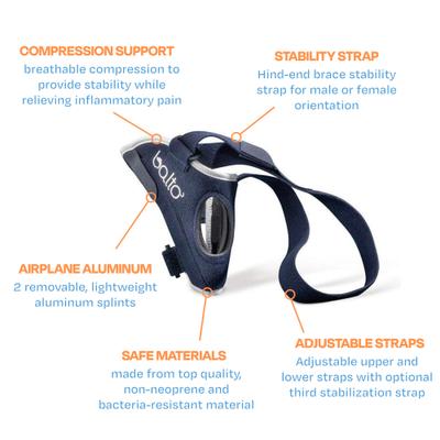 Show full view: Balto Jump Dog Knee Brace, XX-Small- Left slide 3 of 10