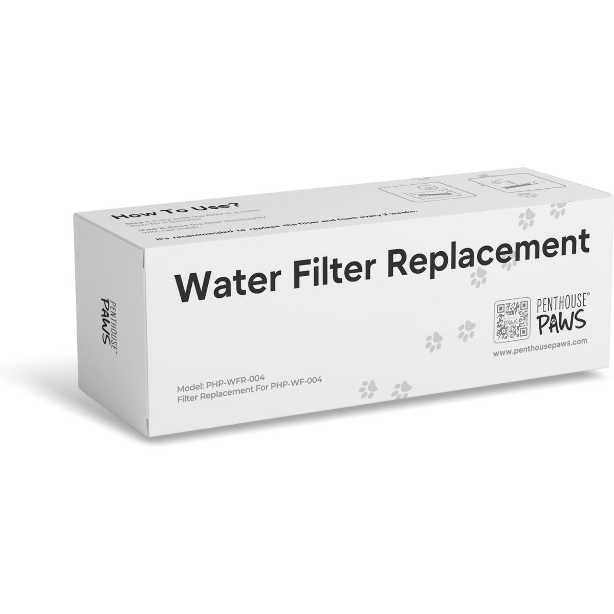 Penthouse Paws Smart Adjustable Dog & Cat Water Pet Fountain Filters Replacement Set, 74-oz