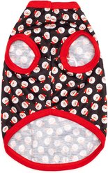 The Worthy Dog Christmas Tossed Santa Tee Dog Shirt, Medium slide 2 of 3
