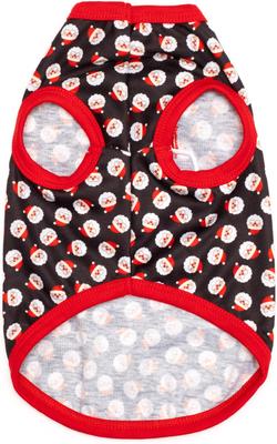 Show full view: The Worthy Dog Christmas Tossed Santa Tee Dog Shirt, X-Large slide 3 of 3