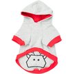 Show in main carousel: The Worthy Dog Pom Pom Reindeer Dog Hoodie, Medium slide 3 of 3